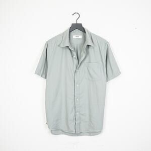 Buck Mason Light Gray Casual Button Down Shirt